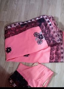 4 Beautiful Sarees And Pink Is Net Saree