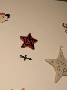 Clay Star Charms