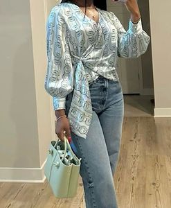 Zara-Chic Chain Print Top