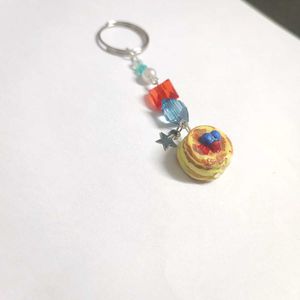 Pancake Charm Keychain 🥞🫐🍓