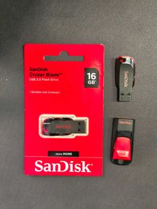 SanDisk Pendrives 16GB X 2 + 32GB