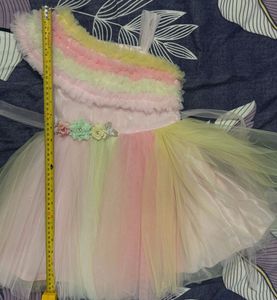 Rainbow Tulle Party Dress