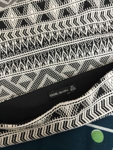 Patterned Mini Skirt