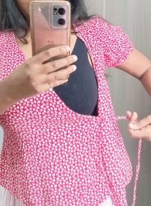 Wrap Top With Knot