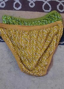 4 Printed Cotton Briefs Size- L