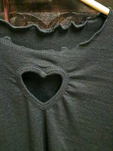 Black Cut Out Top