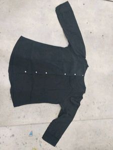 Black Embellished Top