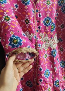 Pink Kurta Set- sharara