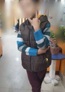Yellow &amp;Brown Kids Puffer Jacket