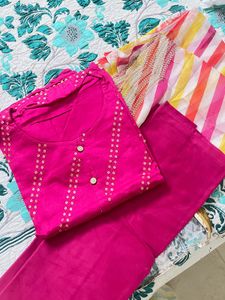 Brand New Semi Stitched Kurta Set Fabric
