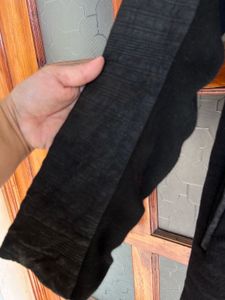 shrug type Elegant Black Coat