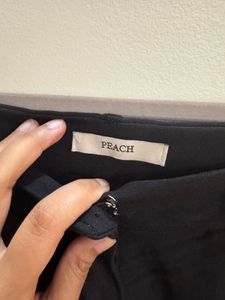 Black KOREAN Straight Leg pants