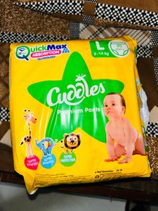 Cuddles Superb Absorbable L Size Diapers