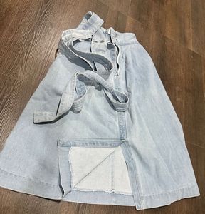 Denim A-Line Skirt