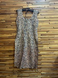 Printed Sleeveless Kurti