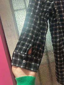 Checkered Button-Down Shirt