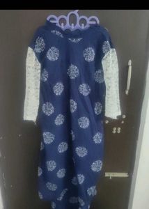 Blue Printed Kurta