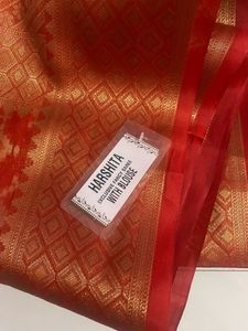New Red Heavy Saree