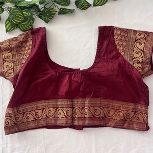 Maroon Printed Blouse (Women)