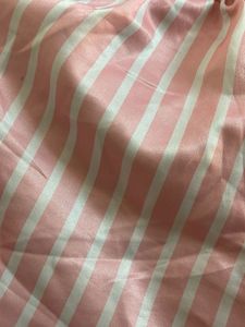 Striped Satin Sleep Shorts