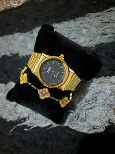 Hmt Watch With Stack💖