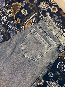 blue denim vintage jeans