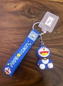 COMBO DORAEMON &amp; RAINBOW SILICON KEYCHAIN