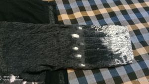 A Black &amp; White Combination Kurta