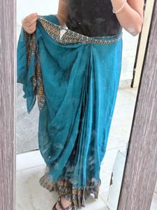 Stylish Printed Ready To Wear Saree