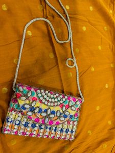 Multi Colour Jaipuri Sling