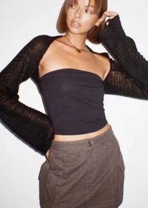 Black Lace Long Sleeve Top