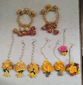 Haldi Floral Jewellery