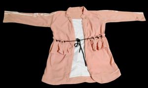 Stylish Peach Open-Front Top