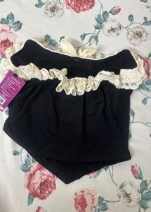 Black Lace  Corset Top