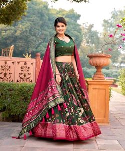 Unstitched lhehga choli