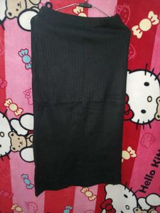 Black Knit Skirt fully stretchable