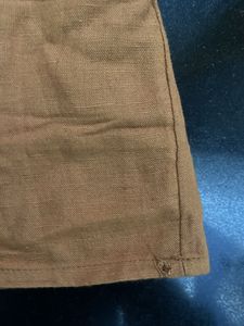 Brown Button-Down Sleeveless Top