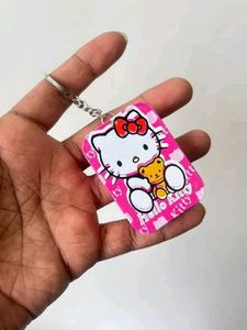 Hello Kitty Case Keychain