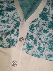 Floral Print Cardigan