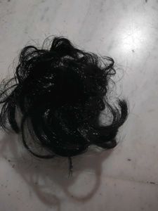 Natural Looking Black Bun Extension
