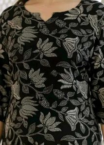 Floral Print Kurta