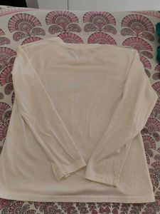 White Tee Full Sleeve Baggy Tshirt Winter/Summer