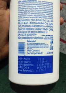 Nivea Body Lotion Totally New