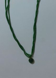 Green Beaded Necklace