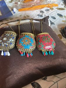 Mosaic Coin Purses - Set of Three