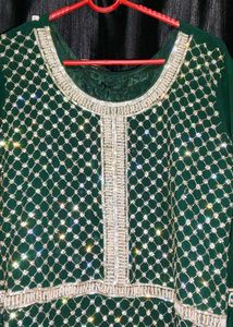 Hand Work Palazzo Kurti Dupptta (Offer Price)