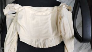 Off White Corset Top