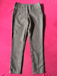 Grey Cropped Trousers