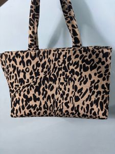 Leopard Print Tote Bag