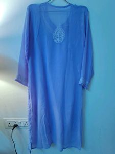 Chikankari Work Kurti